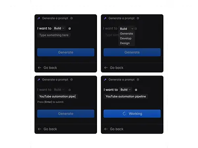 Workflow components - 2/4 design product design ui ui design