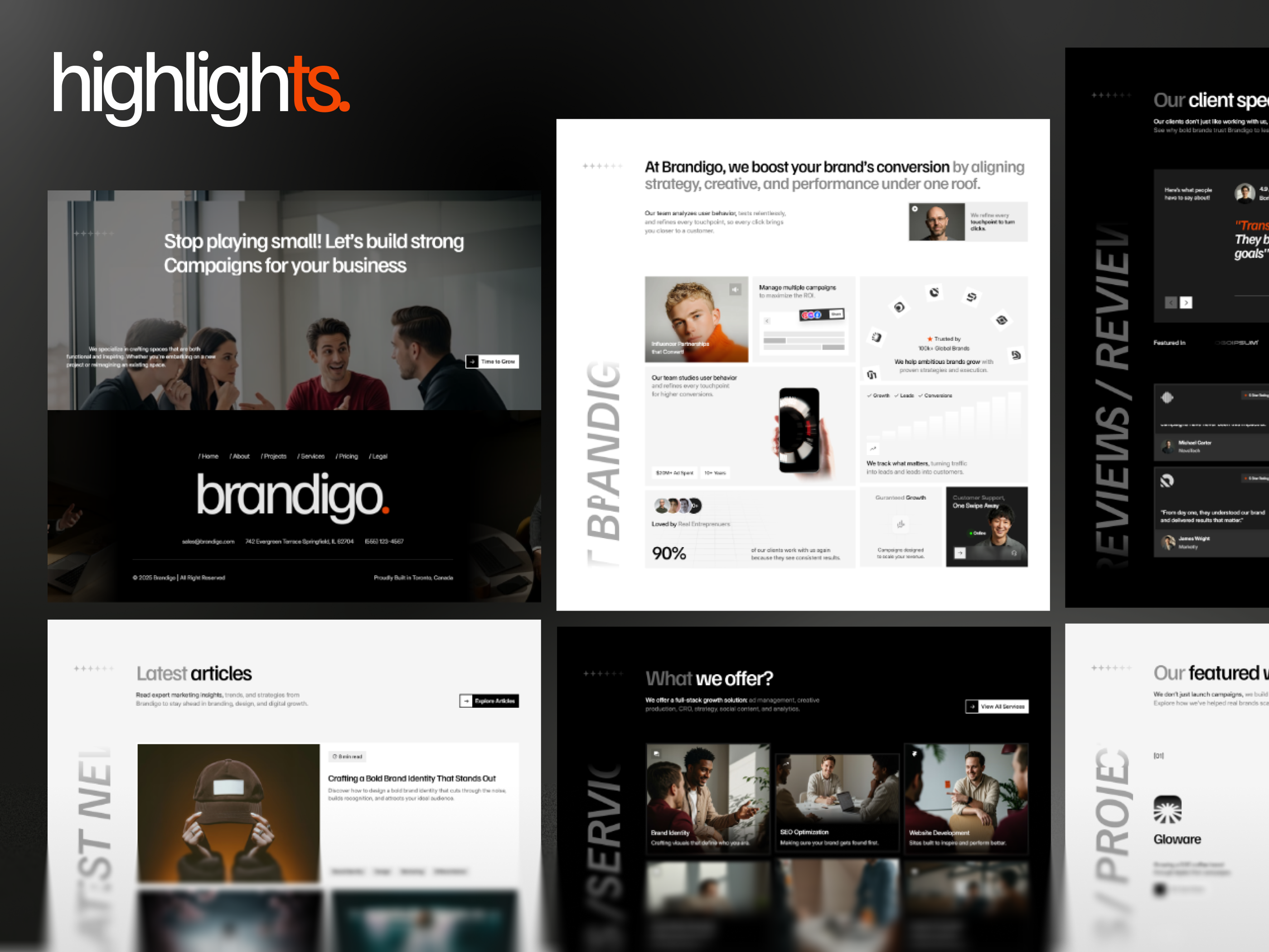 Example of Framer Website Design + Development