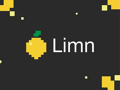 Limn Logo Design | Branding and Logo Grid Tool 8 bit brand design brand identity brand identity design branding design design tool designer dither fruit illustration lemon logo design logo designer pixel saas software vibe coding