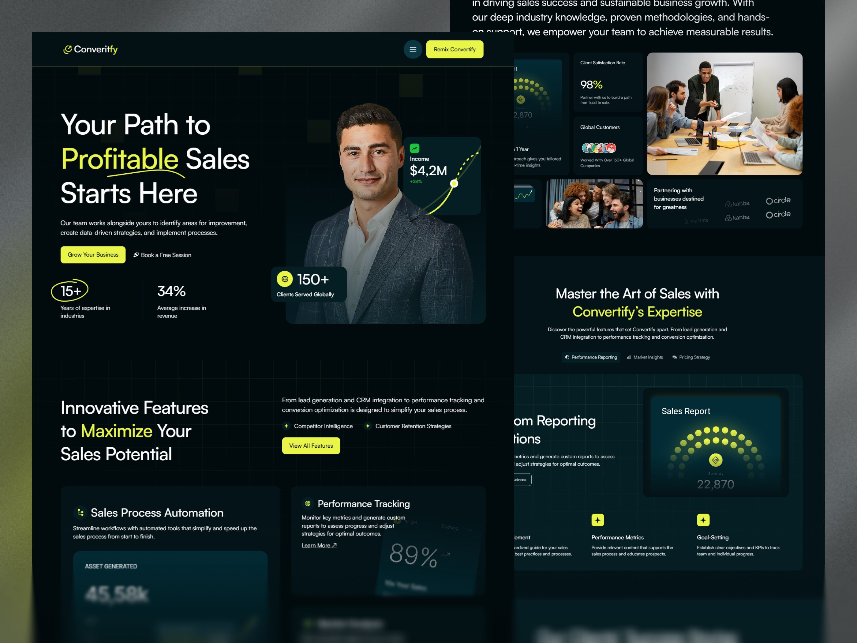 Example of Framer Website Design + Development