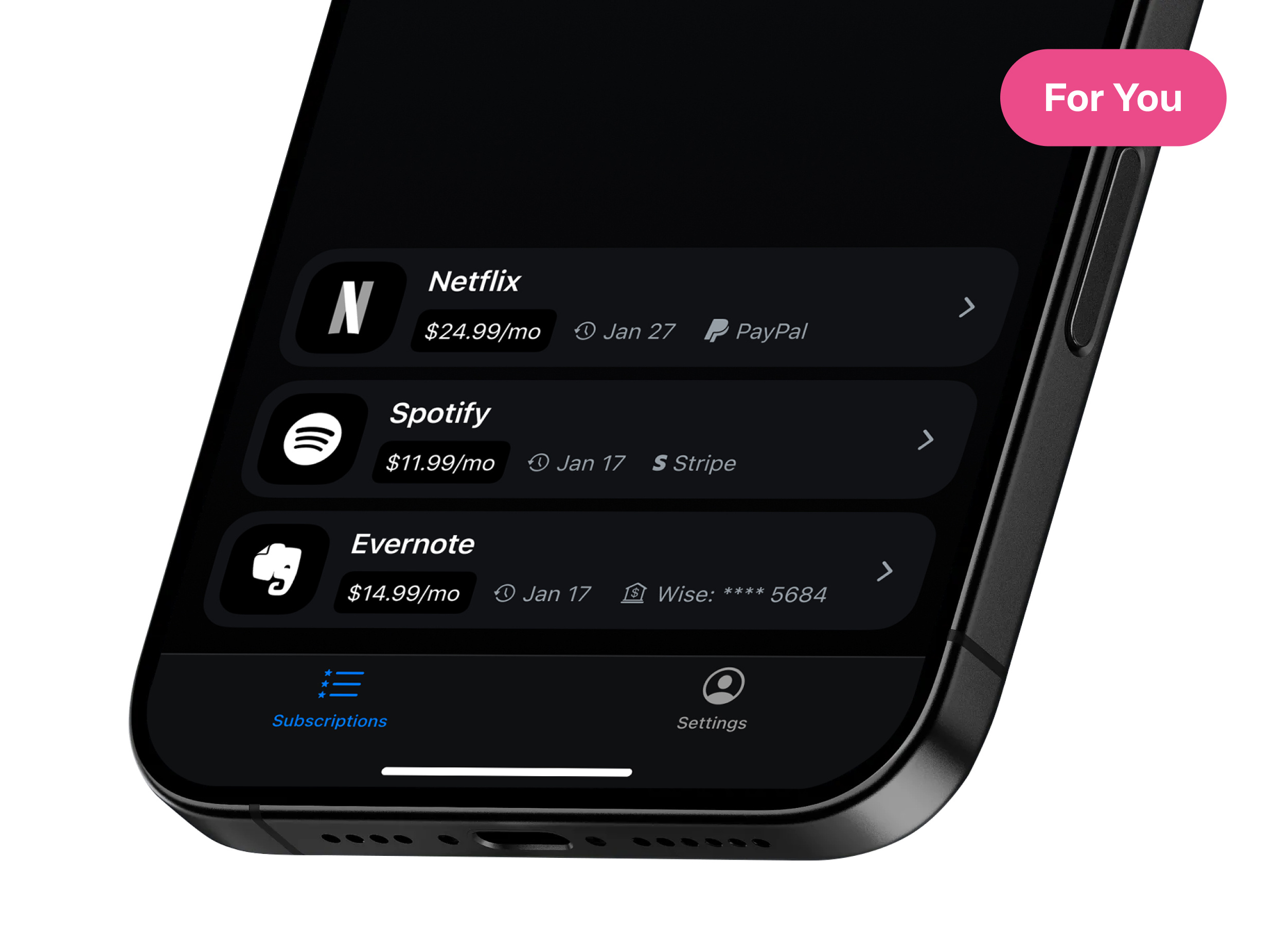 Feenko: Cutting Through the Subscription Fog analytics app design banking app banking ux budgeting app dashboard finance financeapp fintech fintech app mobile app mobile ui payments personal finance product design saas subscription subscriptionmanager ui design ux design