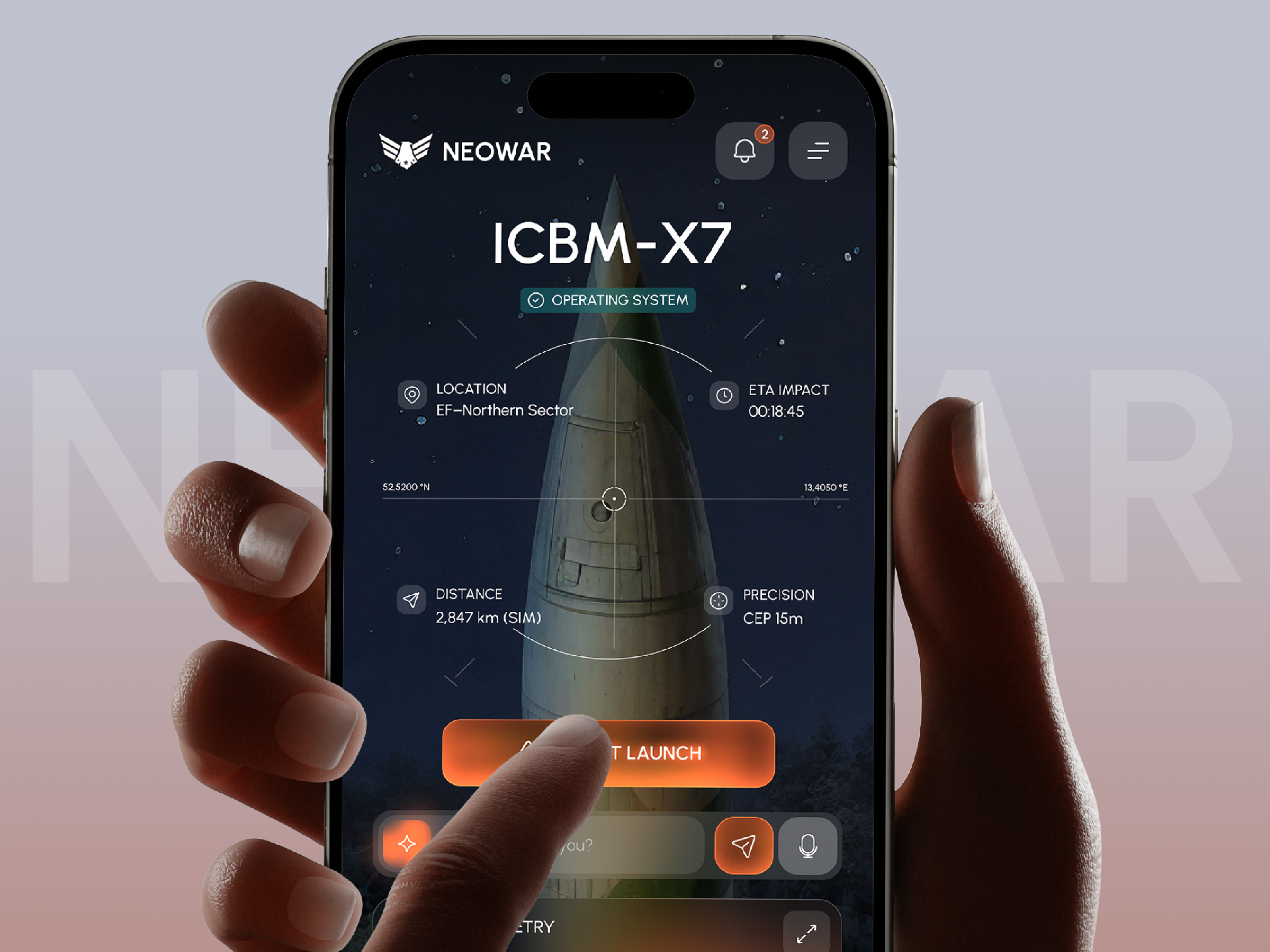 NEOWAR - Responsive Operations Dashboard app design artificial intelligence dashboard design data visualization futuristic innovation interface ios minimalism product design responsive ui design ui ux ux design war