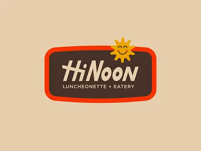HiNoon Luncheonette Branding - Custom Type, Restaurant Branding brand identity branding custom type custom typography eatery logo luncheonette luncheonette logo restaurant restaurant logo retro retro brand retro brand identity retro branding retro logo retro restaurant retro restaurant logo typography