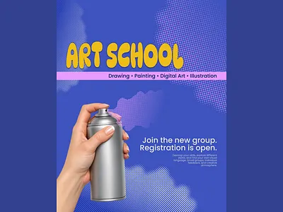 Advertising poster branding graphic design logo ui