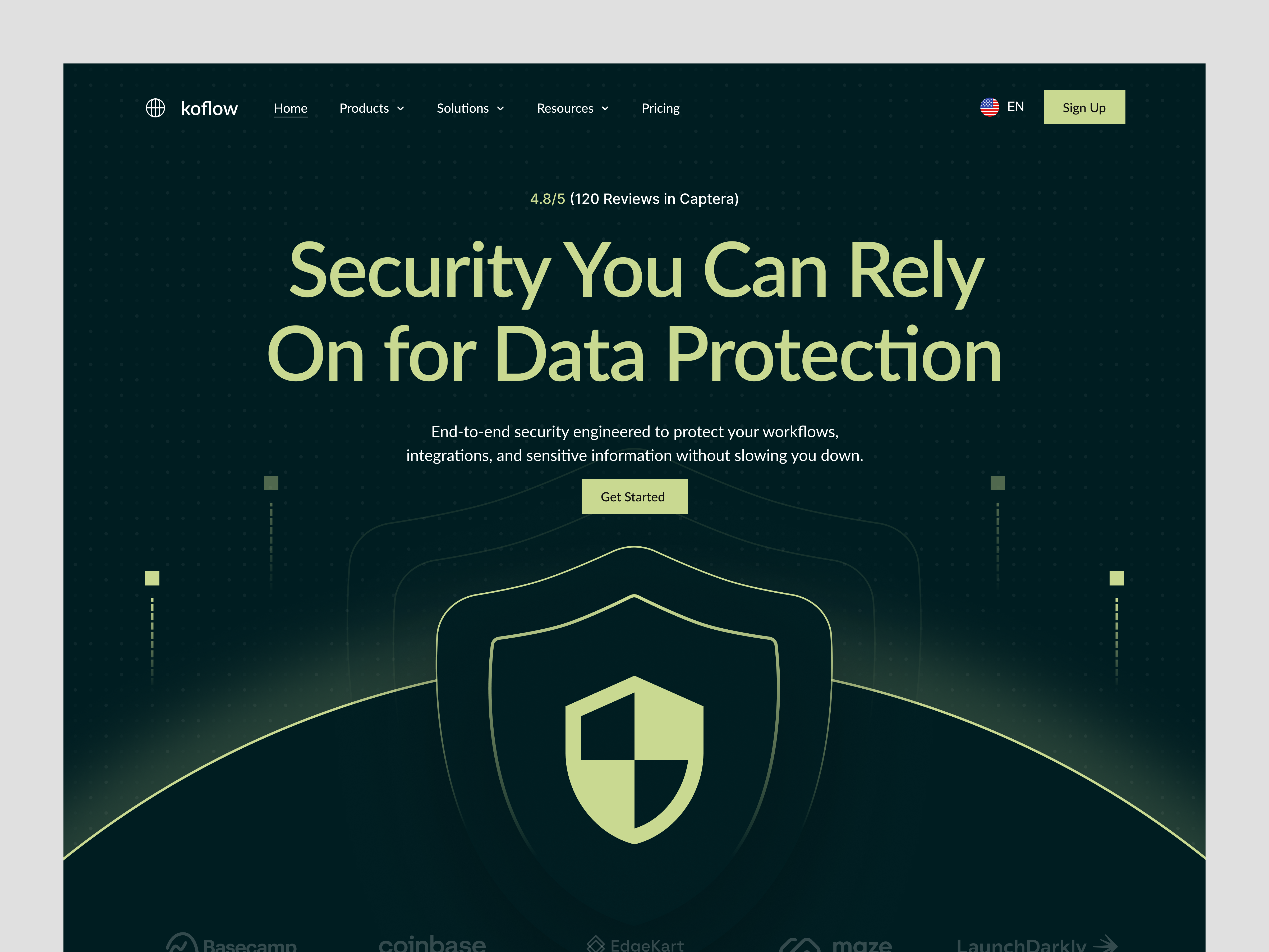 Workflow Automation Security Landing Page ai automation design landing page minimal modern protection security security ai landing page security page security workflow automation shield tech company ui ui design ux design website workflow workflow automation