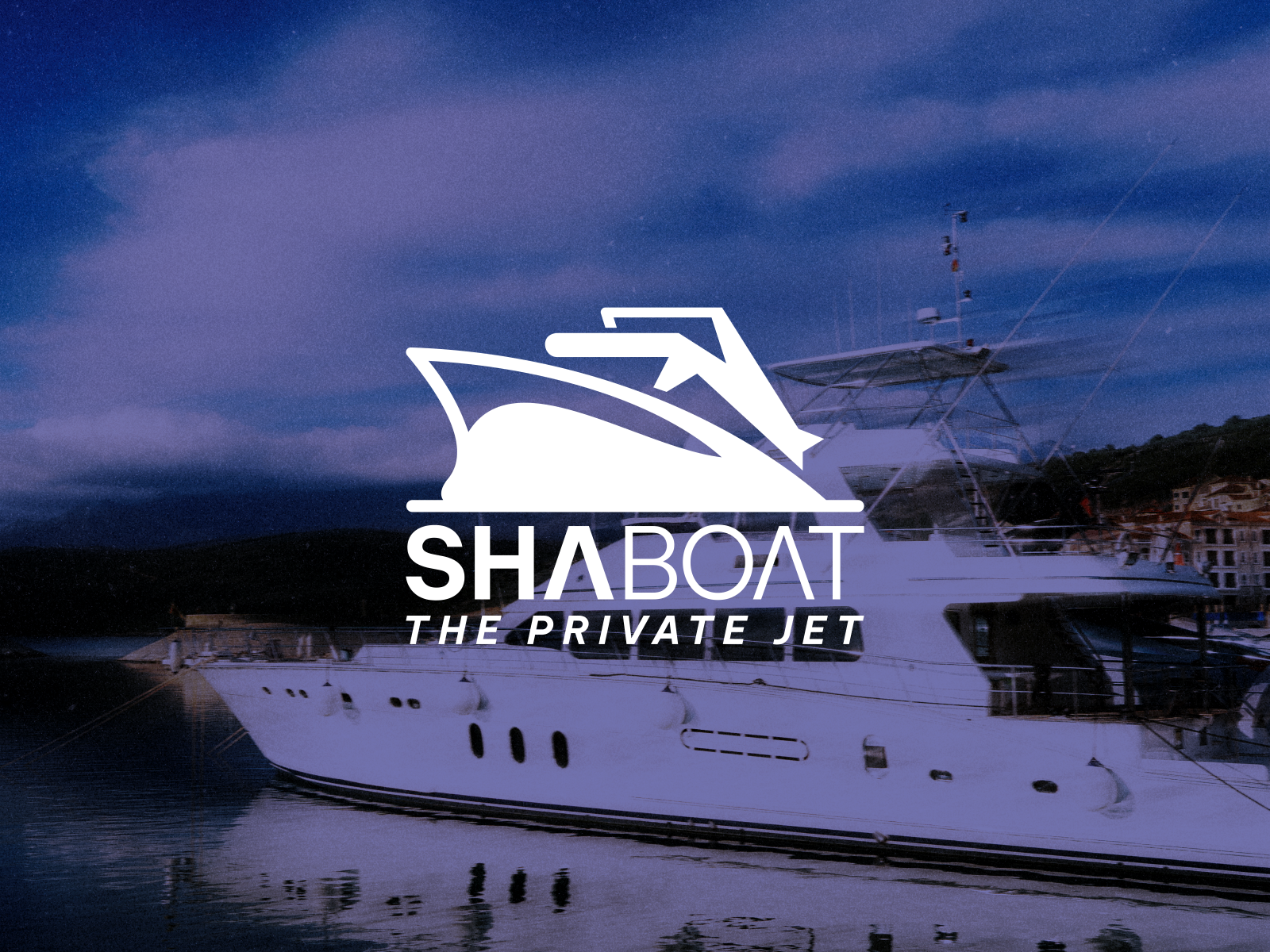 SHABOAT Logo and Visual Design beach boat brand branding design graphic design inspiration logo modern private shark travel vector