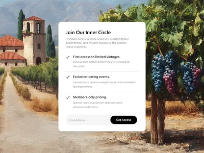 🍇 Wine club signup experience design ui ux
