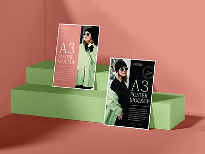 Brand Identity Poster Mockup Free poster mockup free