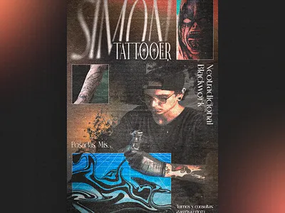 Tattoer - Flyer Design banner ads branding content design design flyer graphic design illustration instagram ads social media design tatto