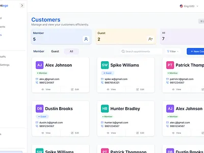 Customer Management Admin Panel admin adminflow adminpanel branding customer dark mode design illustration logo management ui uiux