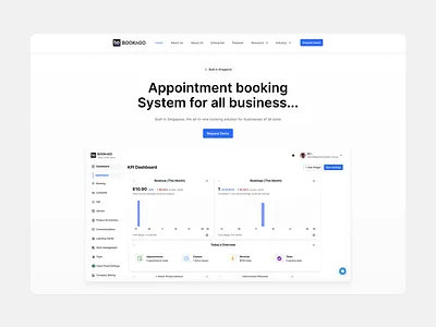 Modern, Clean SaaS Hero section clean hero section landing page minimilistic modern saas design ui website
