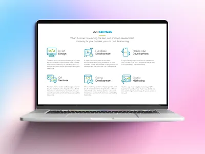 Birdmorning - Digital Services Website UI Concept branding business website digital platform enterprise web graphic design it solutions product interface service design tech company ui ui ui design ui inspiration ui showcase visual design website concept