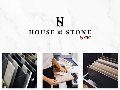 House of Stone by GIC art direction branding corporate identity granite granite countertops graphic design home decor identity design logo style guide uniforms vector
