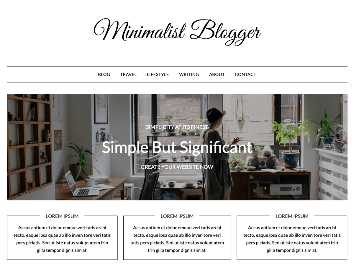 New Minimalist Blogger Theme / Template By SuperbThemes By Superb ...