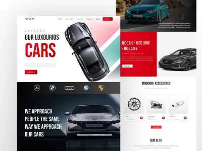 Nexus | Luxury Vehicle Marketplace UIUX buy sell car car rental website dashboard design ecommerce landing page luxury web modern ui netrosystems premium web design product design responsive design saas trending design uiux web design website design