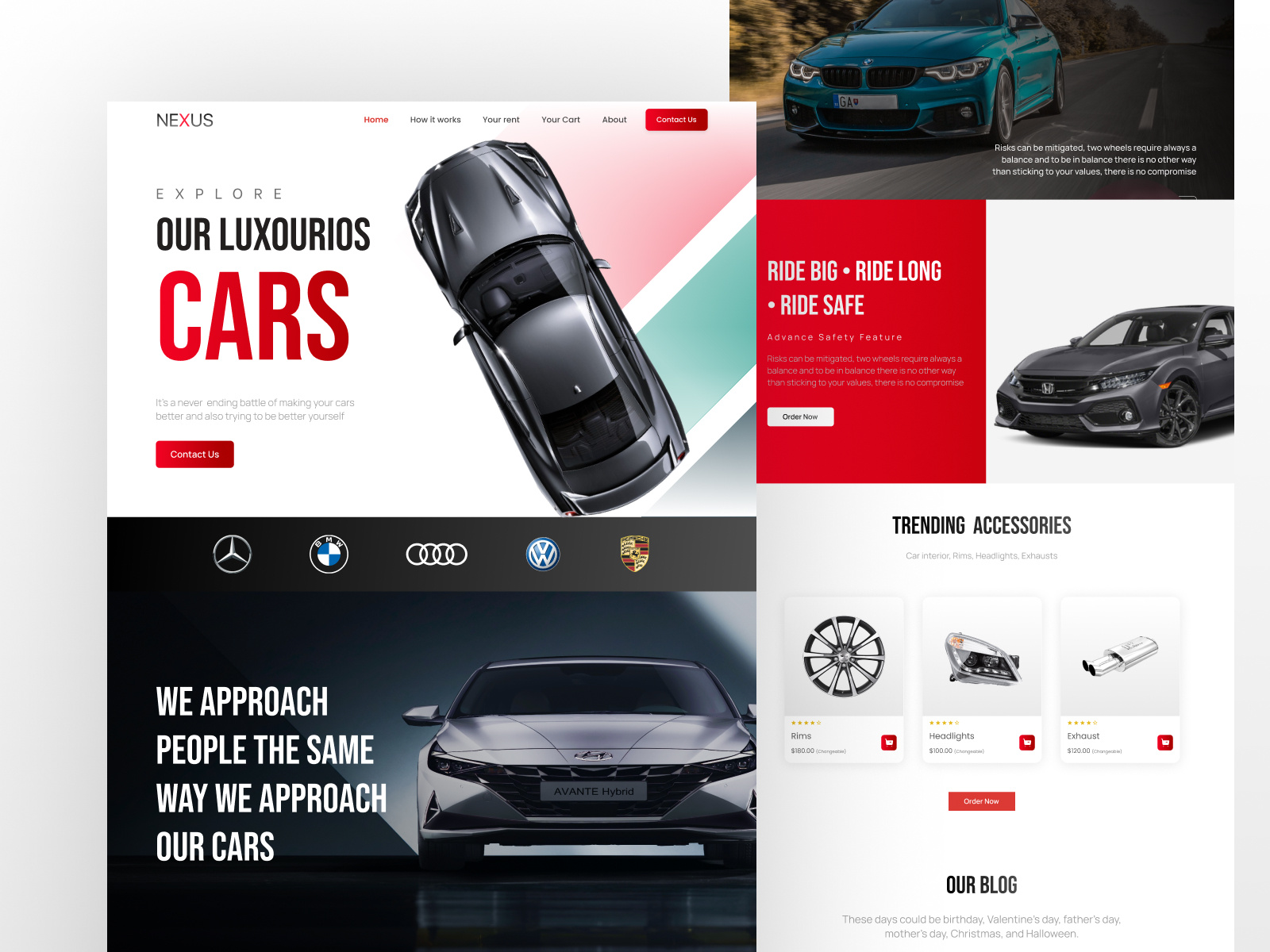 Example of Nexus | Luxury Vehicle Marketplace UIUX