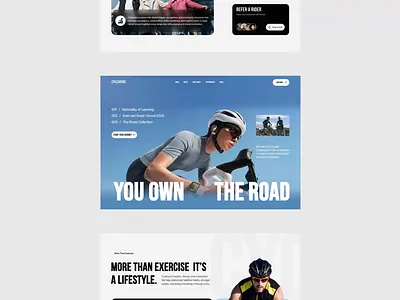 Cycleverse - Responsive Website Design animation community platform cycling progress tracking fitness cycling website fitness website health fitness landing page design lifestyle website product design progress tracking web design responsive website design sports website ui design ux design web design website design