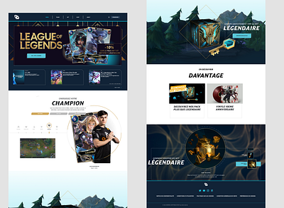 Projet de NFT League of Legends sur Karmine Corp champion design game graphic design illustration league league of legends lol nft redesign refonte ui ui design ux ux design website