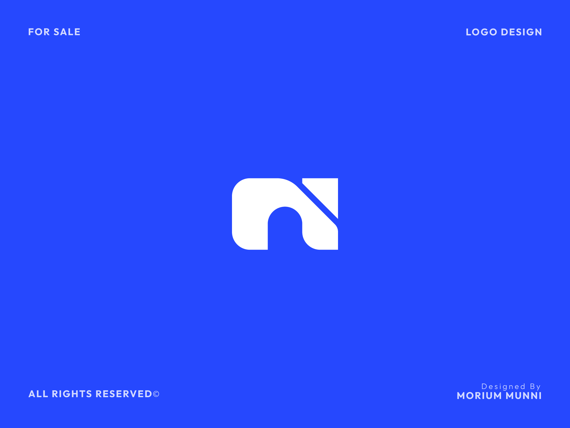 Example of Letter N Logo, For Sale