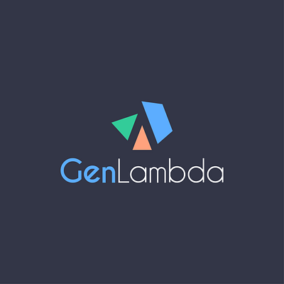 Genlamda logo branding logo minimal