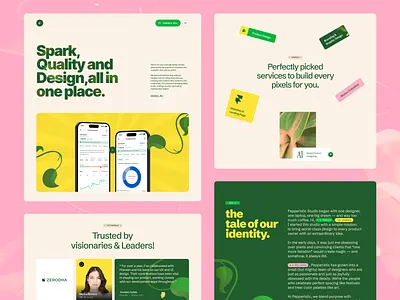 Pepperistic Studio Website Using Framer about agency template animation case studies contact design framer framer design framer development framer template interactions landing page menu services showreel testimonials ui ux web website