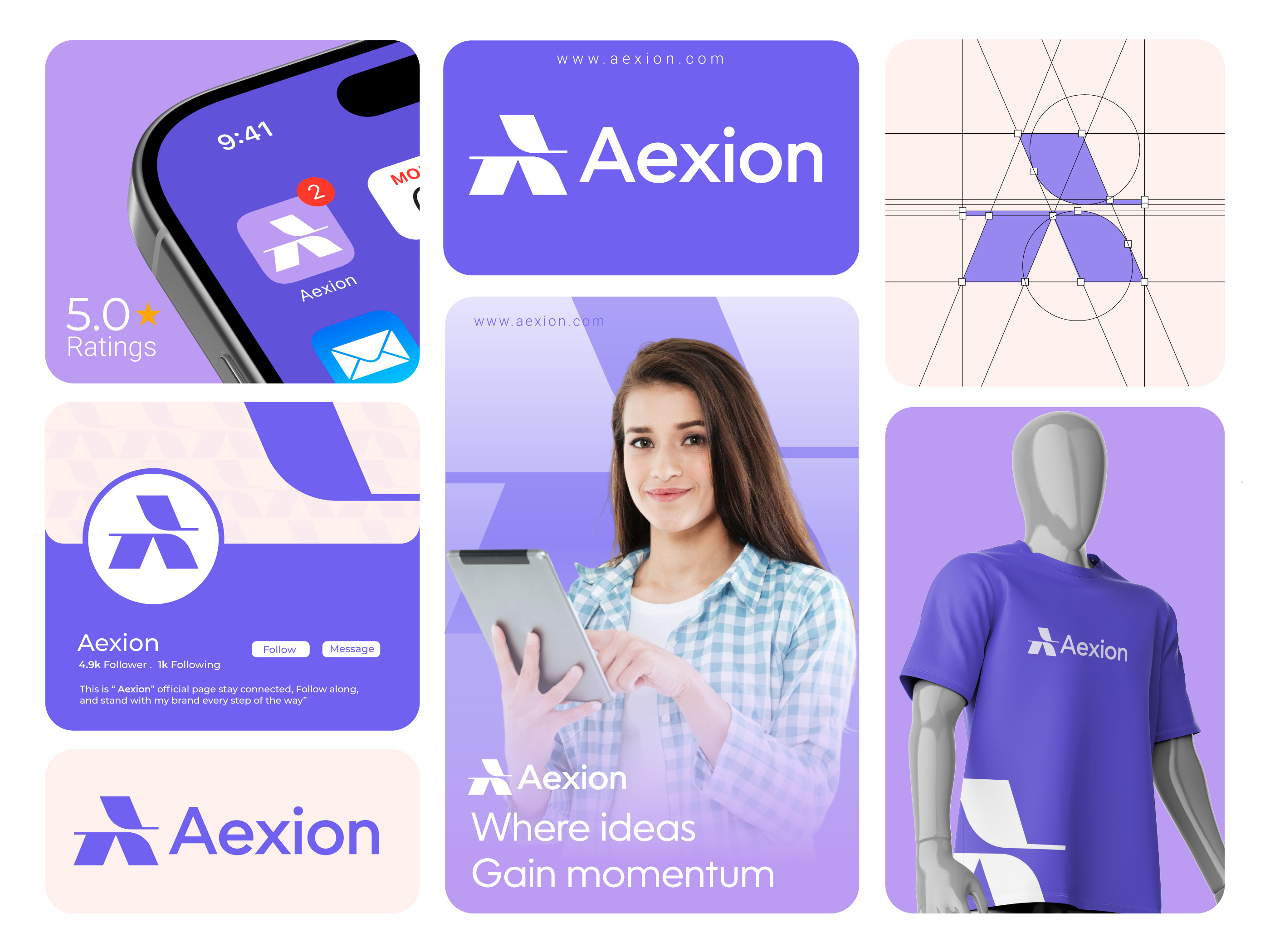 Example of Minimalist Logo With Brand Style Guide 