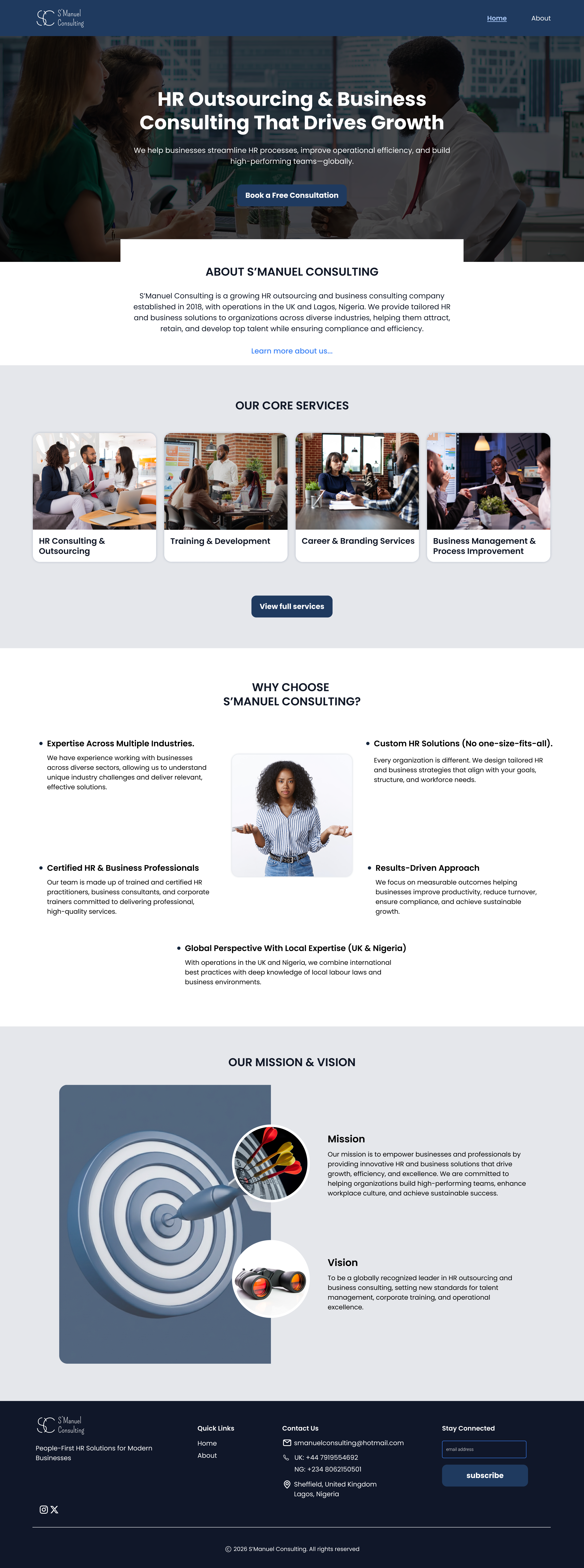 HR Outsourcing & Business Consulting Website UI. branding ui