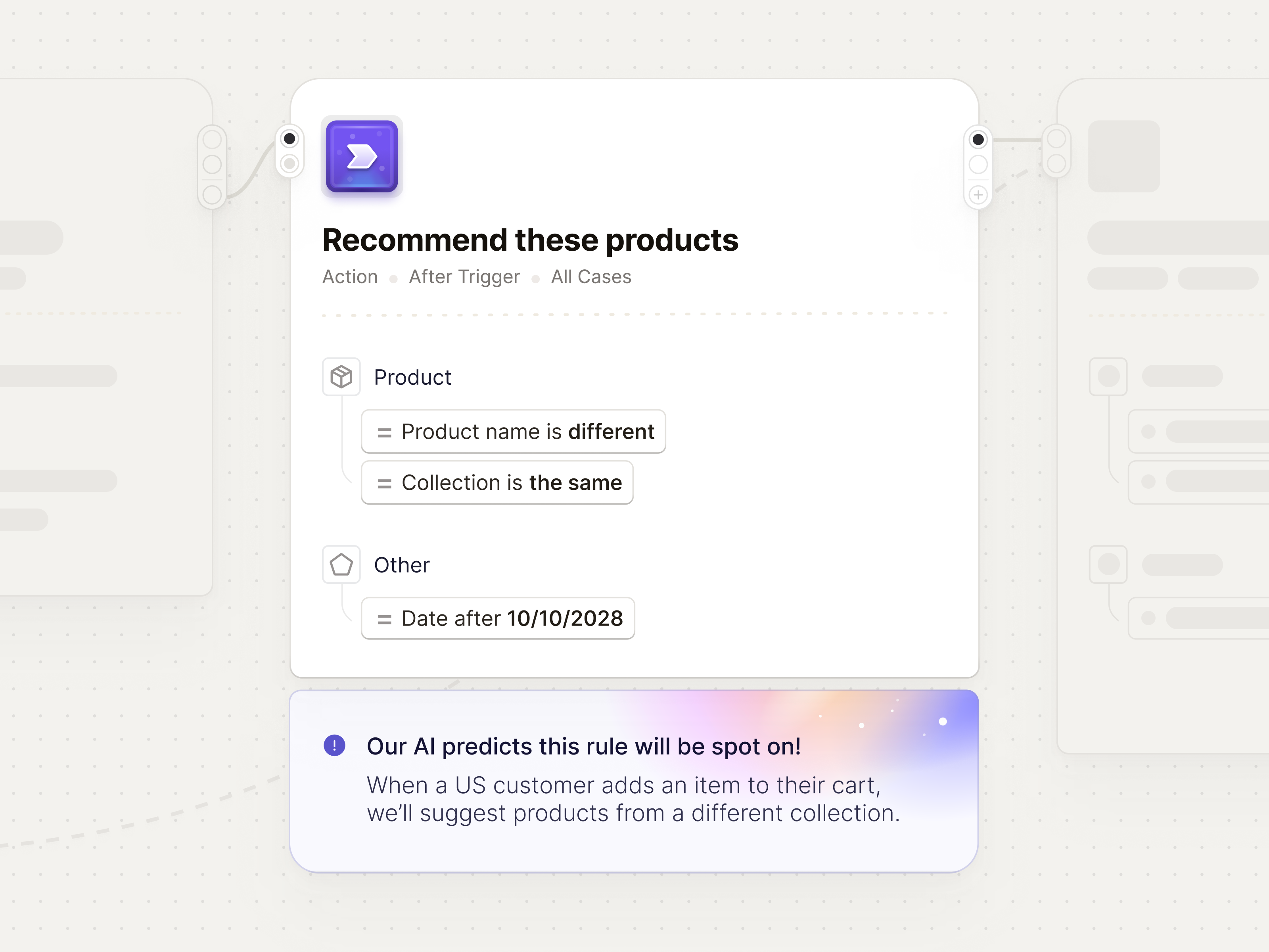 ShopStories – widget for branching logic