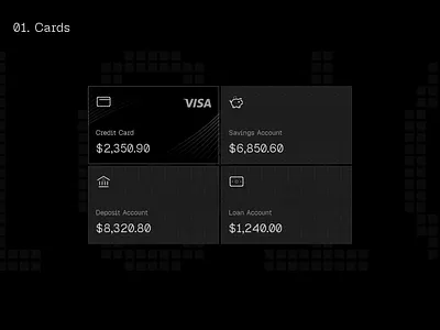 Cards app clean design minimal product ui ux