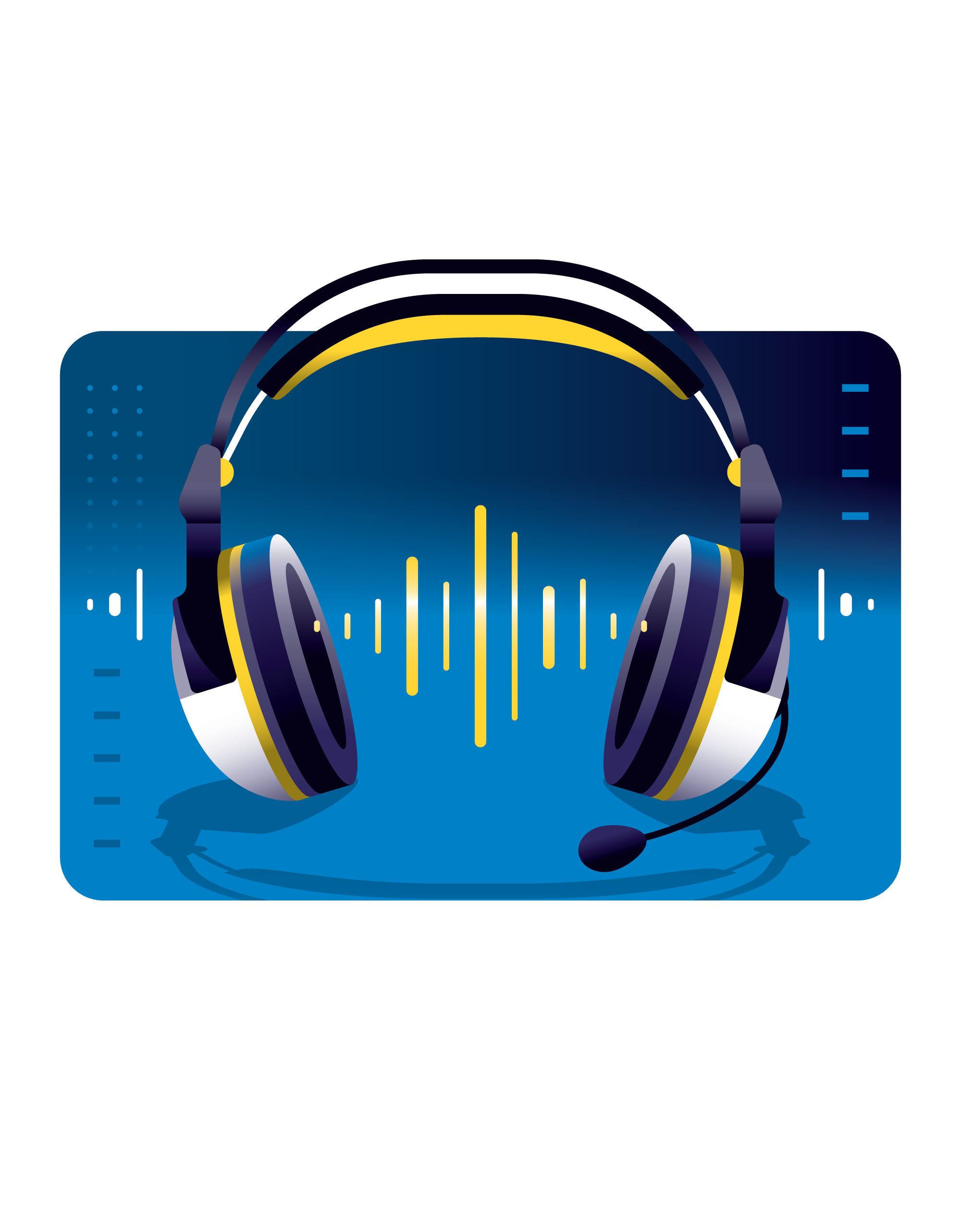 Use your words (Which? Tech) headphone illustration sound voice