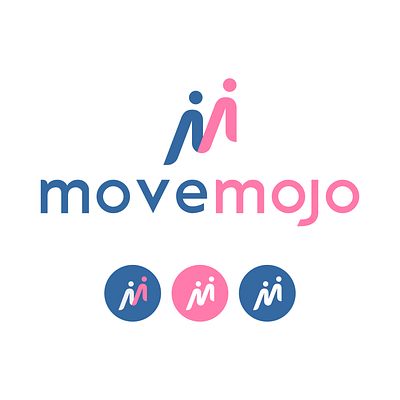 logo movemojo branding logo