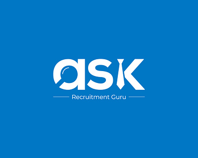 Ask - Recruitment Guru logo design ask ask logo branding graphic design logo logo app logo design logo maker
