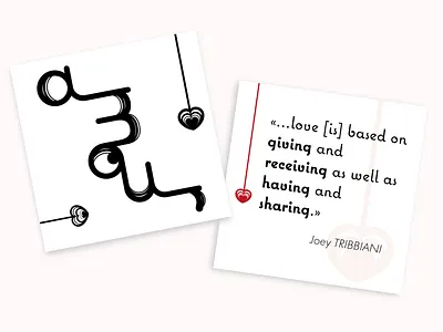 LOVE DAY illustration lettering rebound