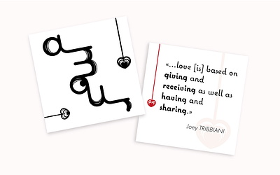 LOVE DAY illustration lettering rebound
