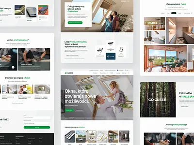 FAKRO - Homepage clean graphic design modern redesign ui ux web website windows