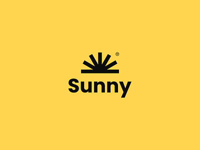 Sunny design logo logo design ray sky sun sun logo sunny sunshine