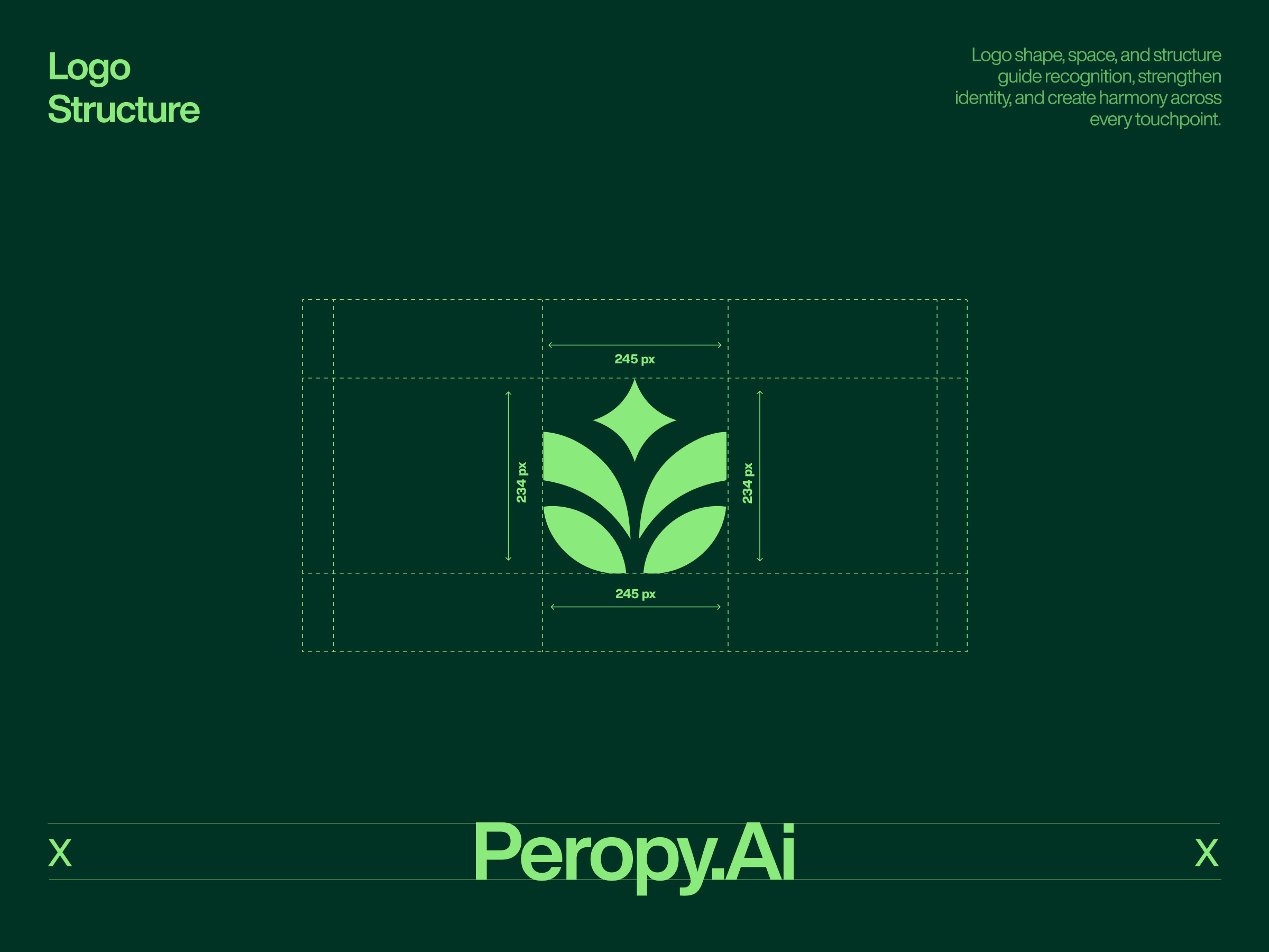Modern AI App Guiding Better Soil and Plant - Case Study agri ai branding app design brand identity branding case study farming graphic design green logo logo redesign peropy plant rebranding soil test tech techwitpro