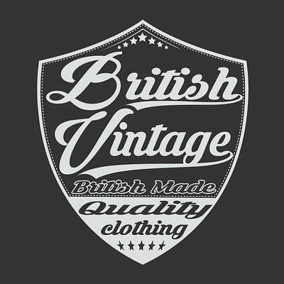 British vintage internal stamp brand branding graphic design logo