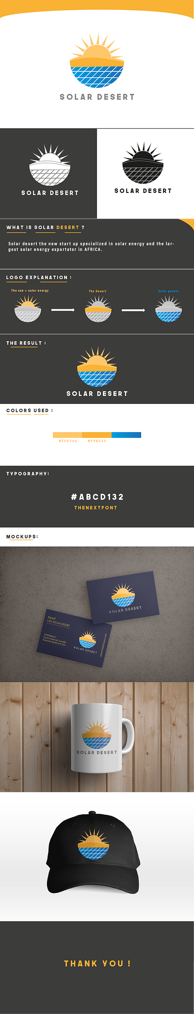 SOLAR DESERT LOGO 3d animation branding graphic design logo ui