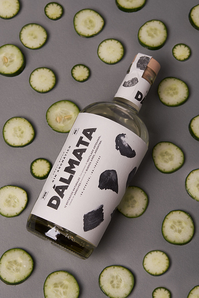 Dalmata branding design gin gin label design graphic design label design spirit label design