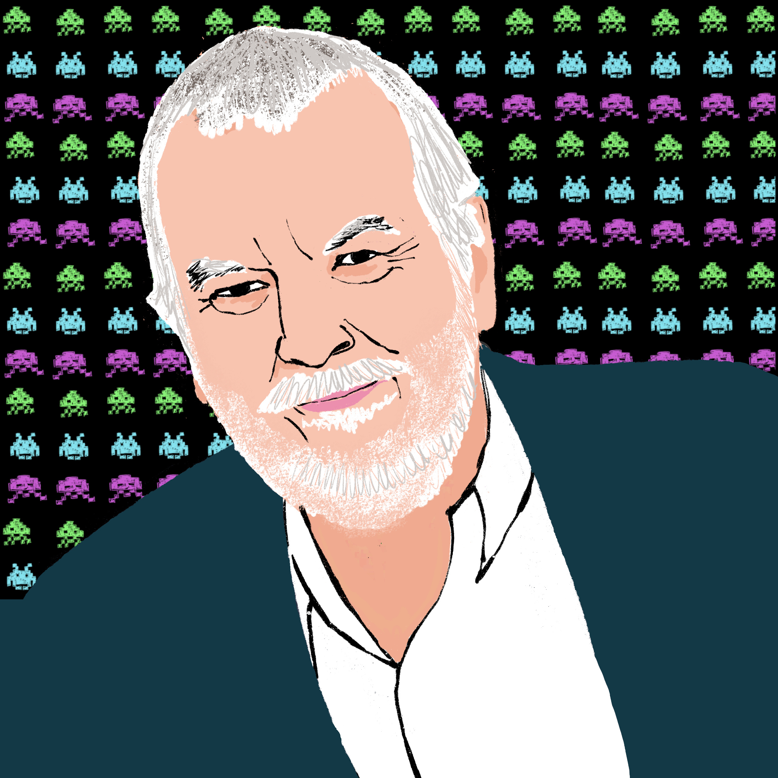 Portrait of Nolan Bushnell, Inventor
