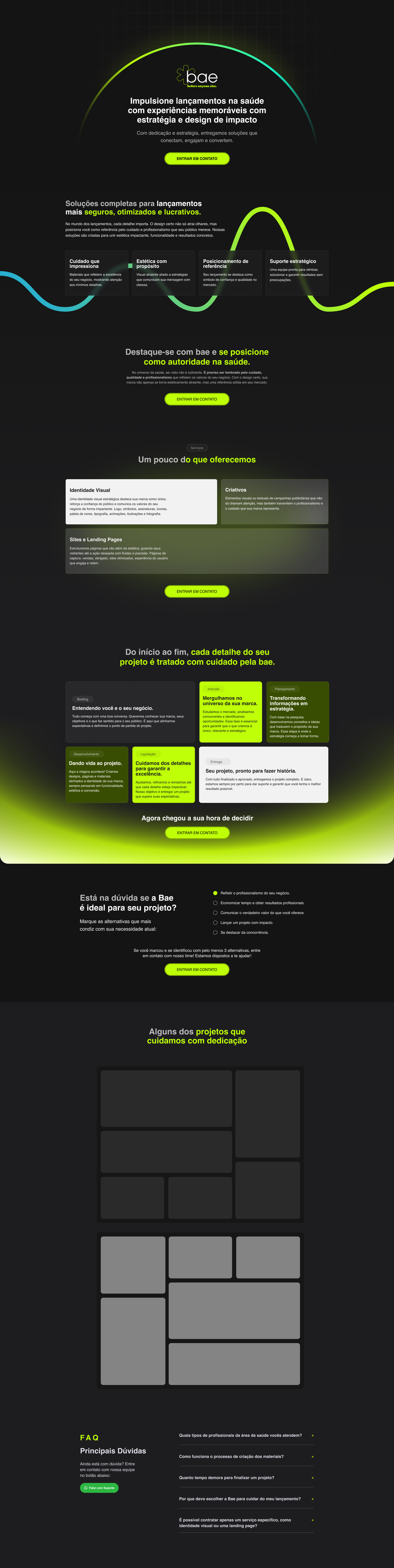 Agency Website | Portfolio agency branding graphic design landing page lançamento portfolio ui ui design web design