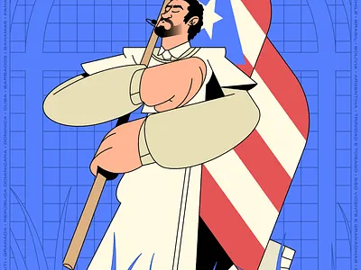 Somos todos Americanos brazil character color design illustration thunder rockets