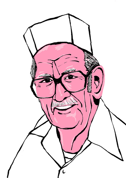 Portrait of Christian Olesen, Baker