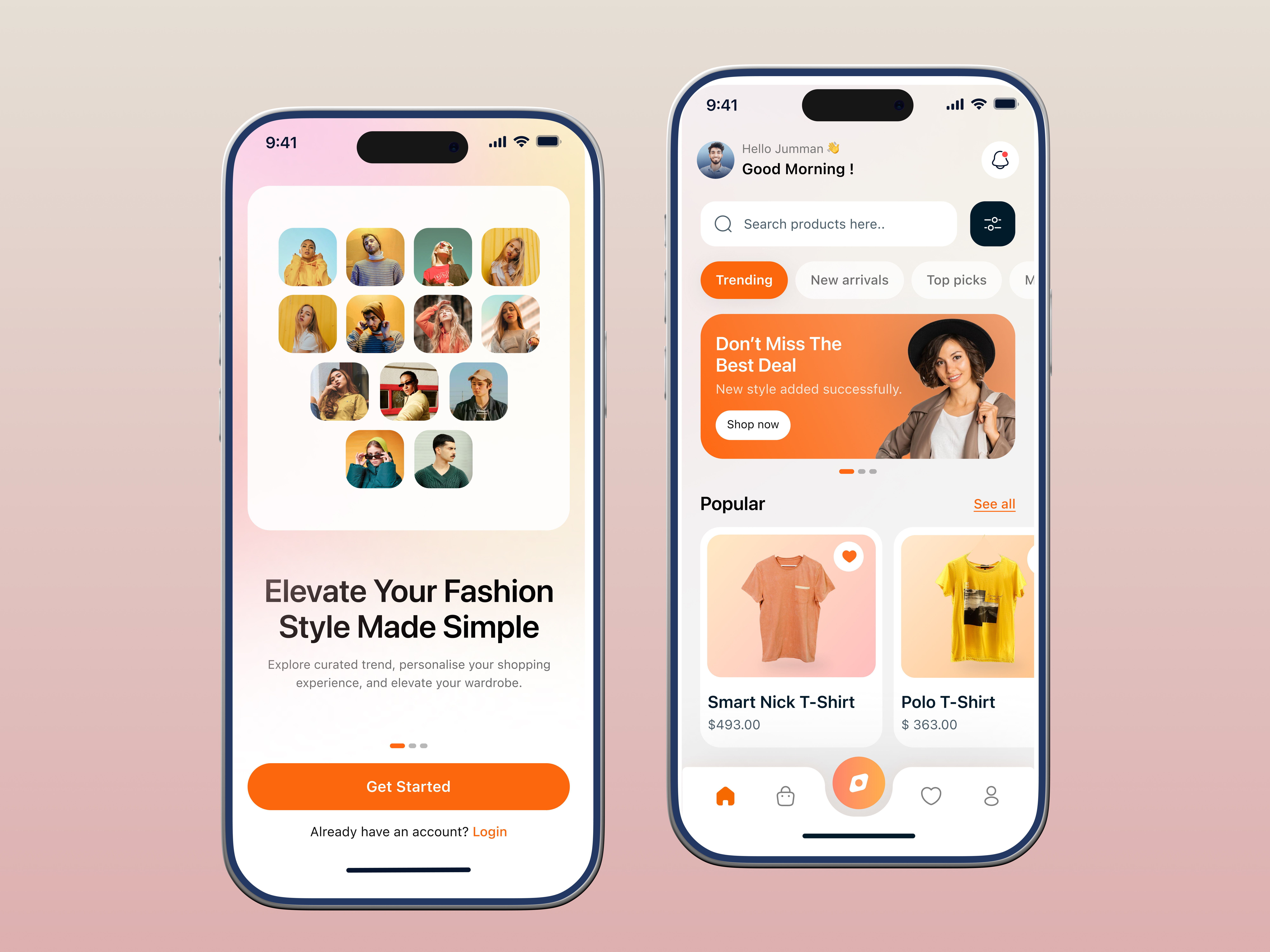 Fashion E-Commerce Mobile App UI | Modern Shopping Experience appdesign branding ecommerce ecommerce app inspiration ecommerceapp fashionapp figma logo mobile app modernui productdesign shoppingapp ui uxui