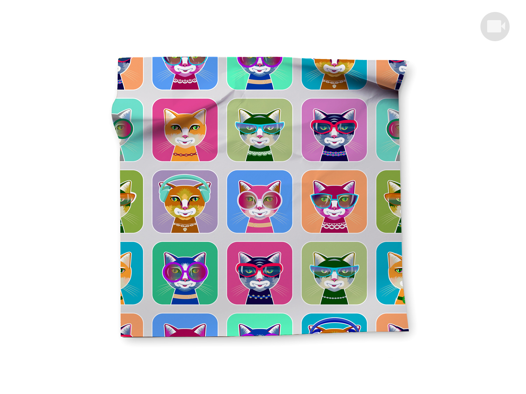 Cats / Vector Pattern animal animation branding cat design fashion graphic design illustration logo pattern seamless pattern product design seamlesspattern symbol textile textile pattern ui vector