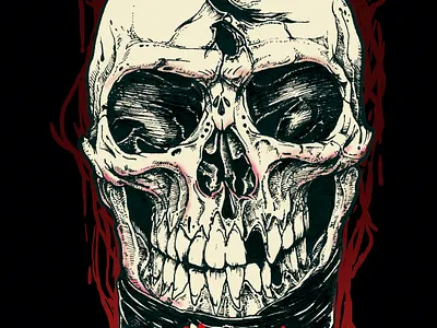 Hollywood Undead poster band poster fan art hollywood undead illustration ink poster skull