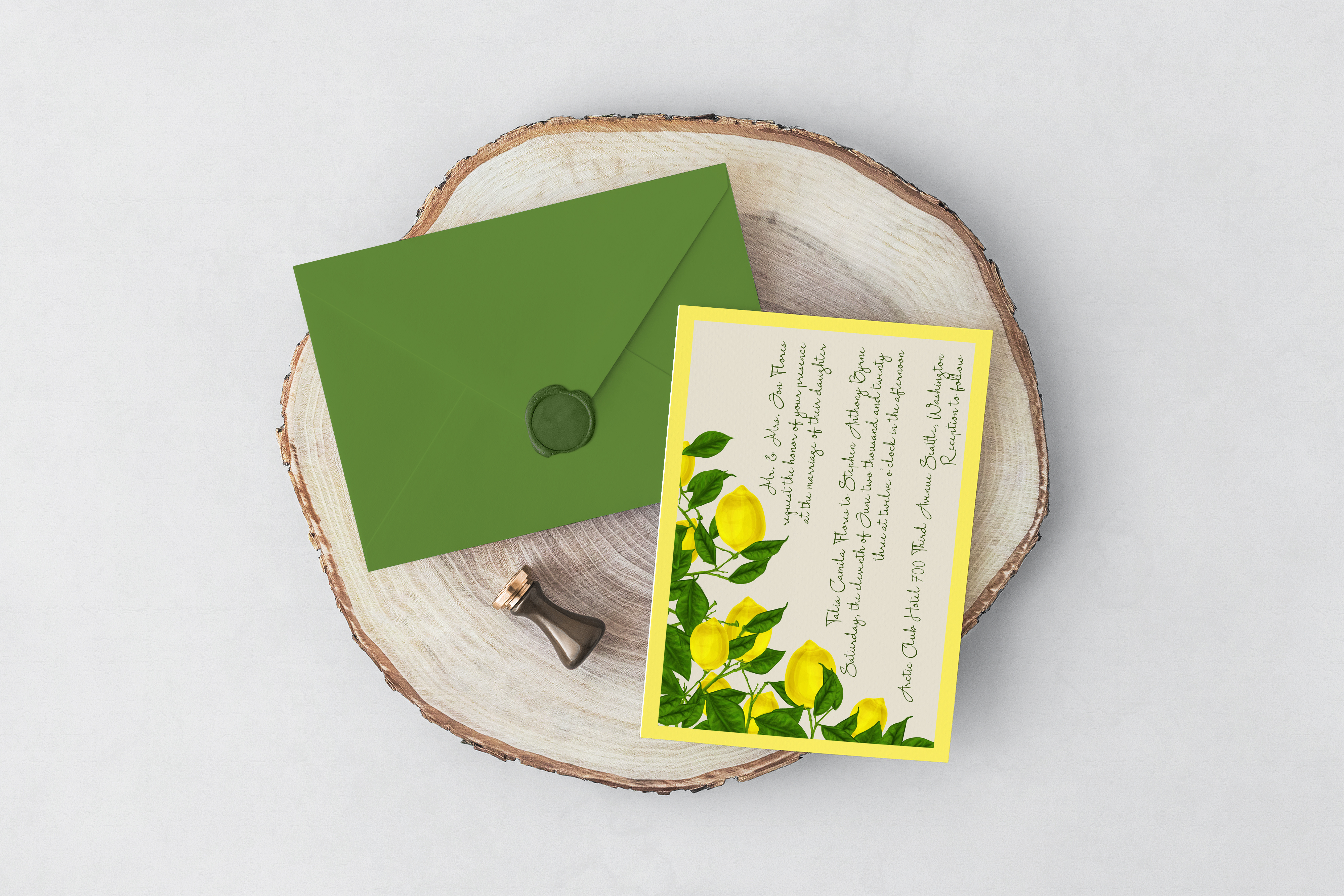 Example of Custom Event Invitation Design Services 