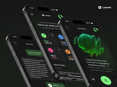 AI App ai app design interface mobile ui ux webdesign
