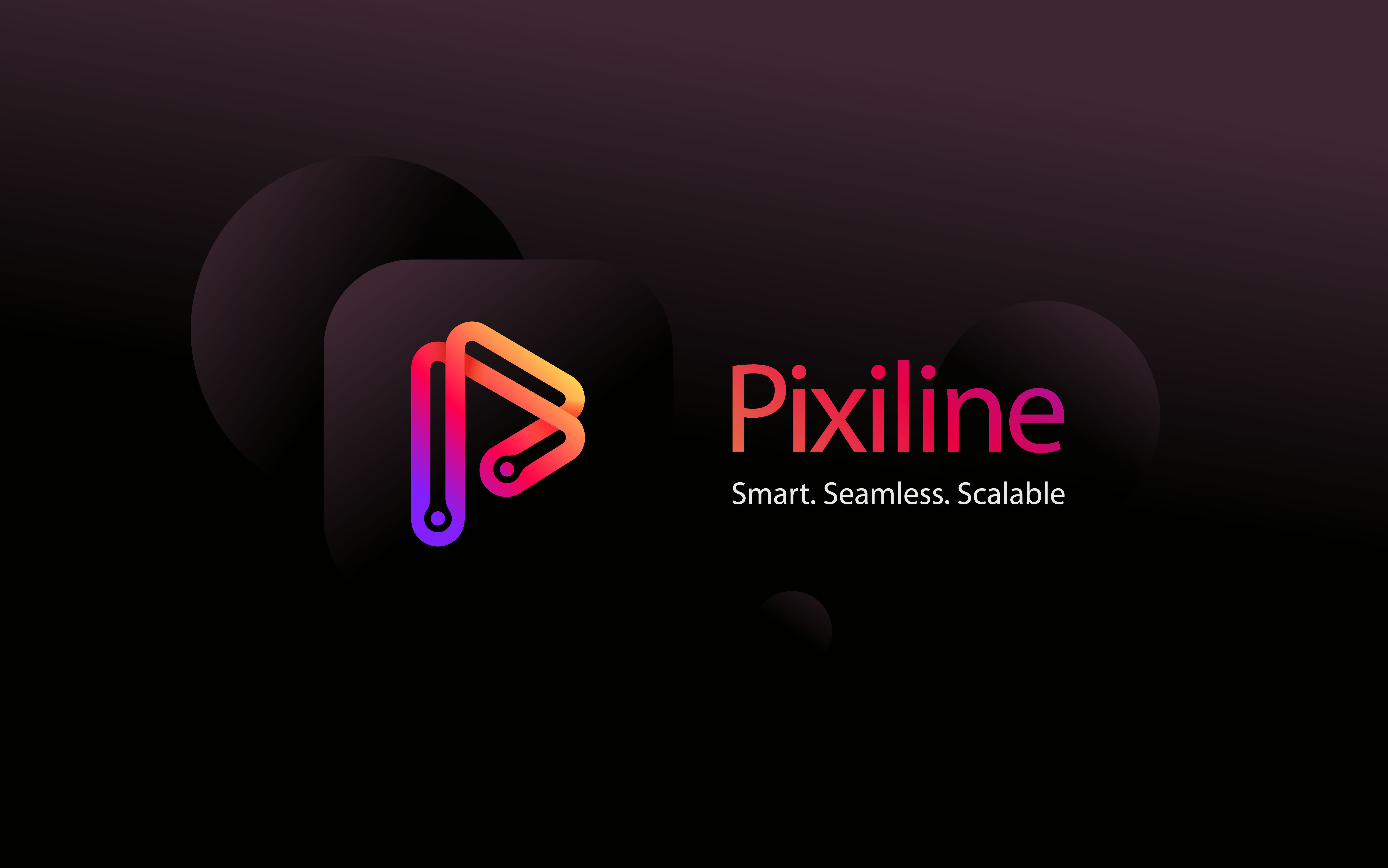 Pixiline - Modern P logo, P tech logo, UI, AI, App, Branding 3d ai app application branding gradient logo modern logo modern p logo p letter logo p logo p tech logo p technology logo software tech tech logo technology logo ui web web3 website